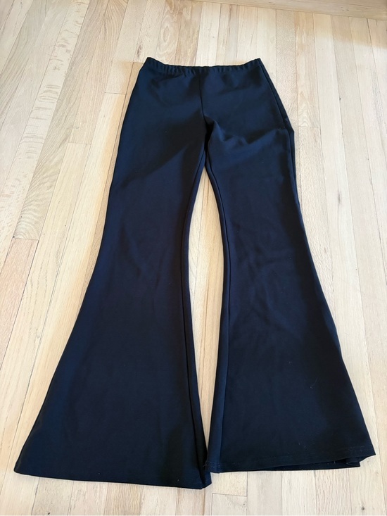 New Look Pants - New Look Black Flared Stretch Trousers